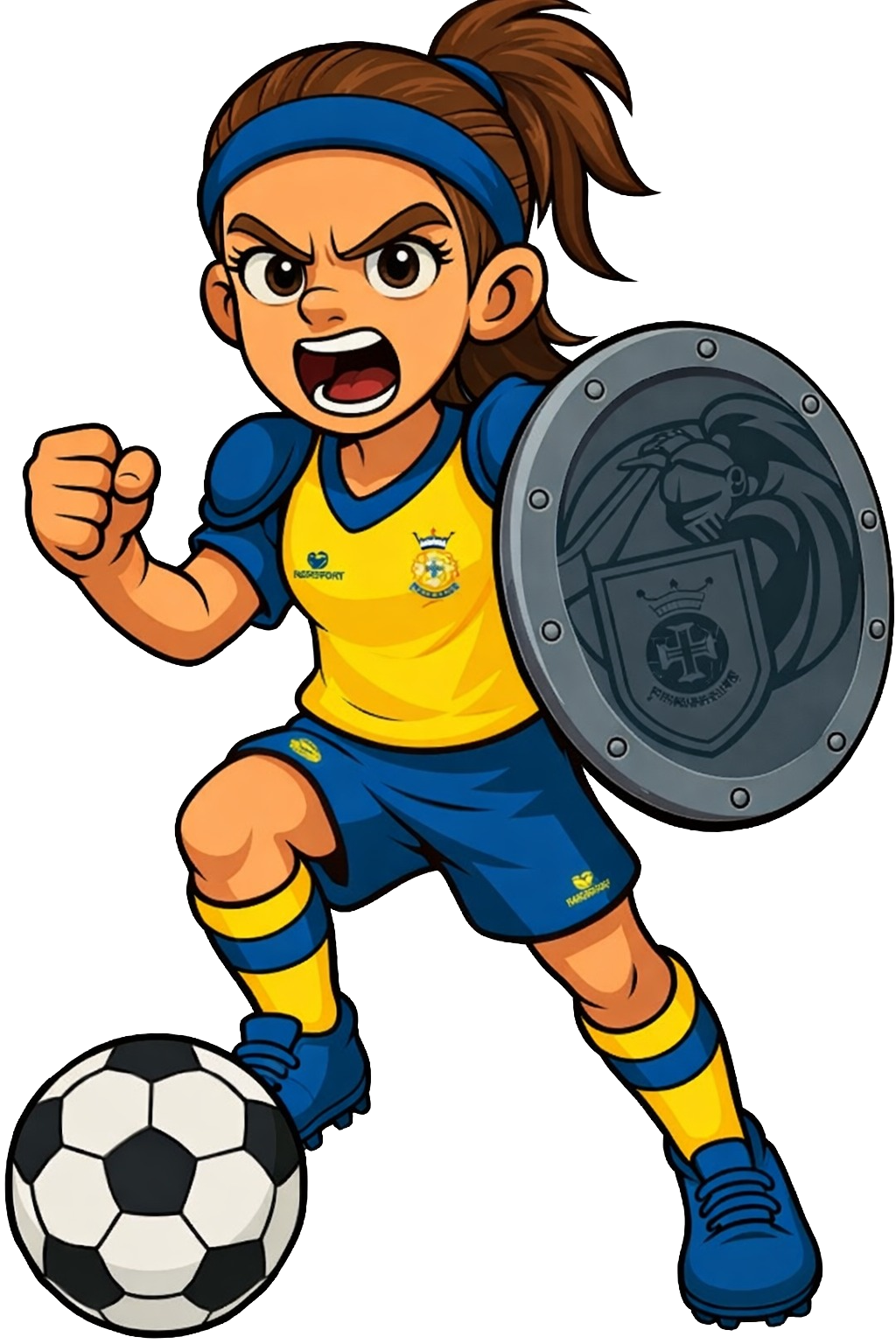 Mascote futebol feminino Aveleda FC